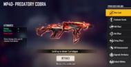 MP40 Predatory Cobra स्किन (Image via Garena)